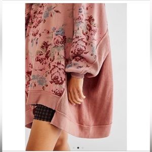 Free People The Band Cabbage Rose Sweatshirt